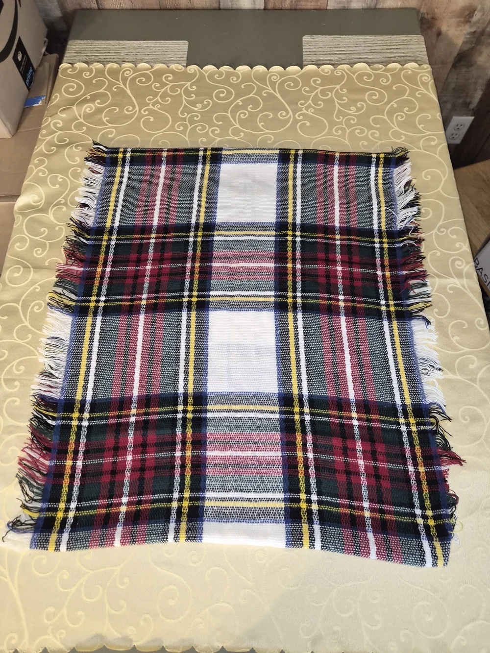 Infinity scarves from Top It Off Plaid